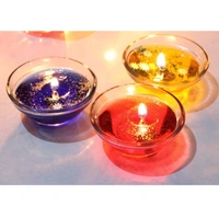 iHandikart Handicrafts Handmade wax Tealight Candles (Smokeless, Set of 3) - Multicolor, Wax, Pack of3